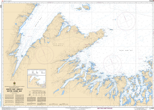 CHS Chart 4821: White Bay and/et Notre Dame Bay