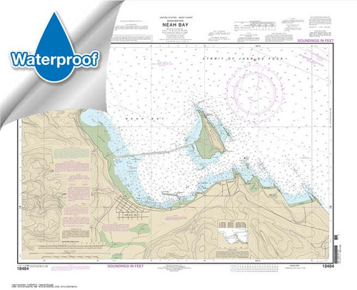 Waterproof NOAA Chart 18484: Neah Bay