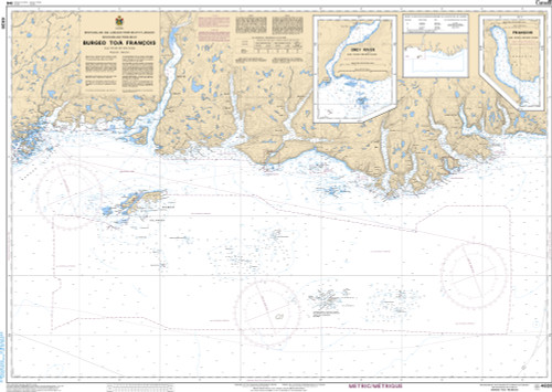 CHS Chart 4826: Burgeo to/Ã  FranÃ§ois