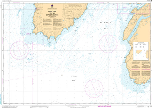 CHS Chart 4842: Cape Pine to/au Cape St. Mary's