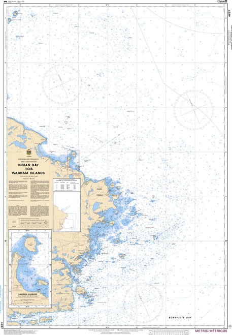 CHS Chart 4857: Indian Bay to/Ã  Wadham Islands