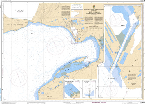 CHS Chart 4885: Port Harmon and Approaches/et les approches