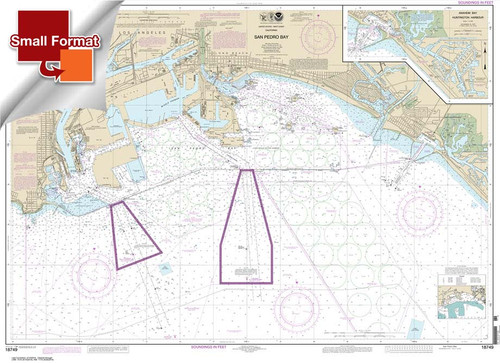 Small Format NOAA Chart 18749: San Pedro Bay;Anaheim Bay Huntington Harbor