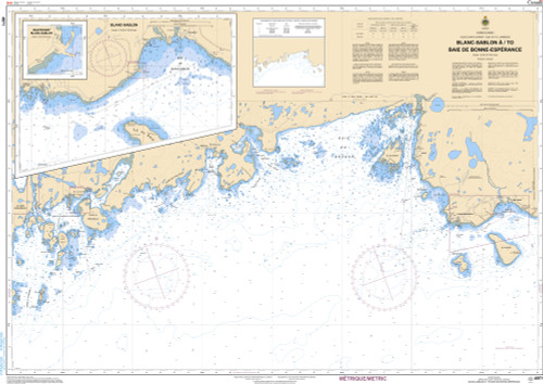 CHS Chart 4971: Blanc Sablon Ã /to Baie de Bonne-EspÃ©rance