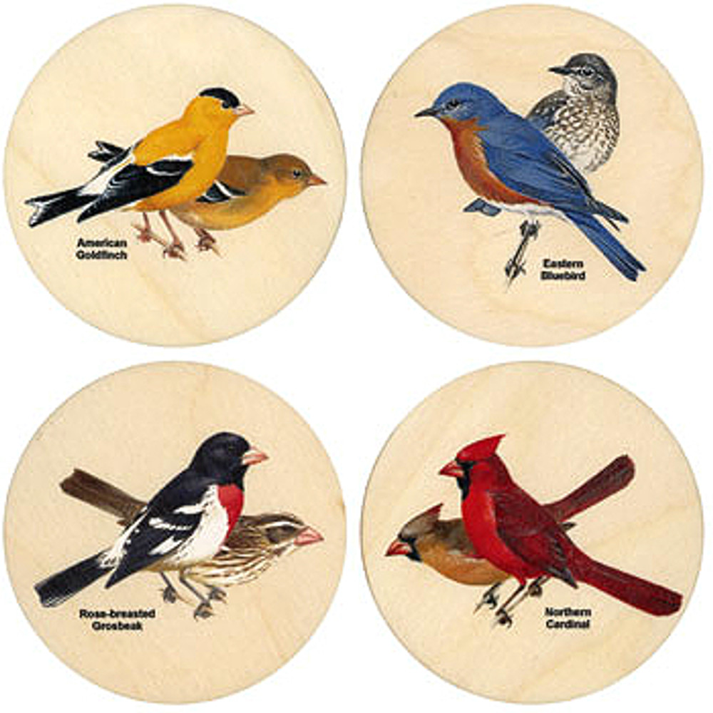 Peterson's Songbird Coaster Set