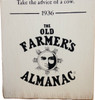 Almanac Wooden Sign - Ode to a Cow