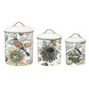 Nest and Eggs Metal Canister Set