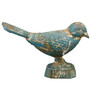 Vintage Cast Iron Bird - Blue