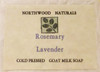 Goat Milk Soap: Rosemary Lavender