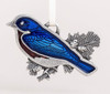 Bluebird Pewter Ornament