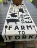 Table Runner - Farm To Fork