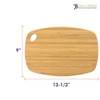 Dishwasher-Safe Bamboo Cutting Board