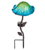 Lava Mushroom Solar Stake - Blue