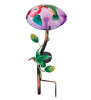 Solar Mushroom Stake - Hummingbird