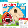 Premium paint kit for kids over 3 years old, country farm