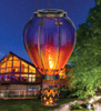 Hot Air Balloon Solar Lantern  - Large - Purple