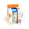 Flower Power 14oz Coffee Mug with Silicon Topper