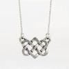 Pewter Love Knot Necklace
