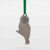 Barred Owl  Pewter Ornament