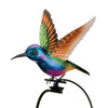 Rocker Hummingbird Garden Stake - Purple Coronet