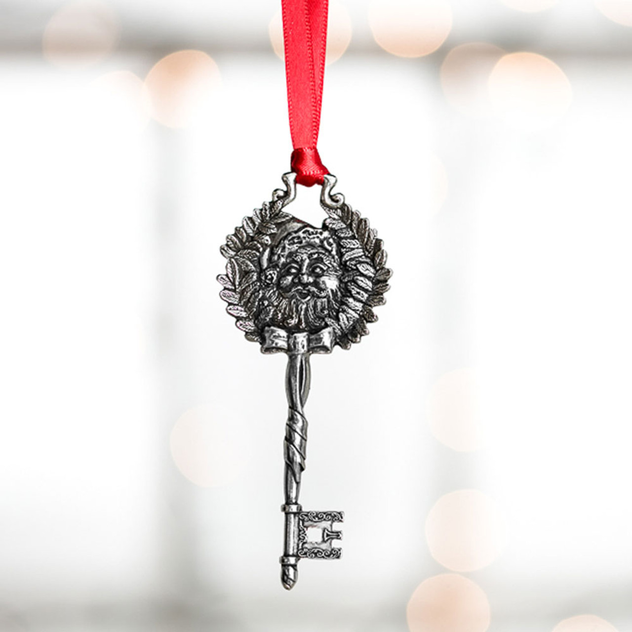 Danforth - Santa's Key Pewter Ornament