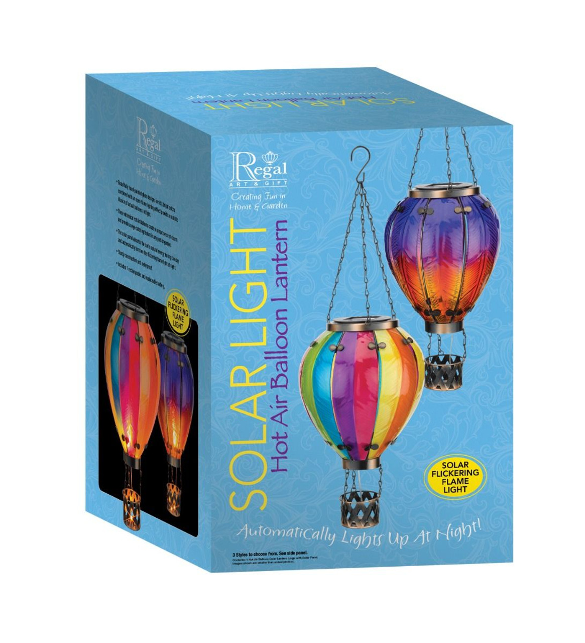 solar hot air balloon lights