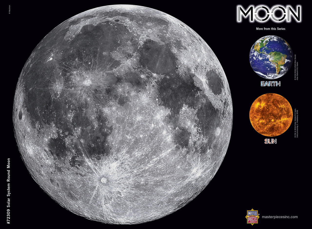 The Moon - 1000 Piece Puzzle