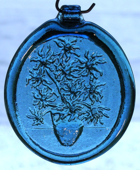 Old Hancock Van Gogh Vase Suncatcher