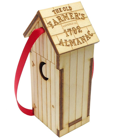 Old Farmer's Almanac Outhouse Ornament
