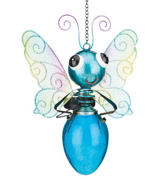 Solar Butterfly Lantern - Blue