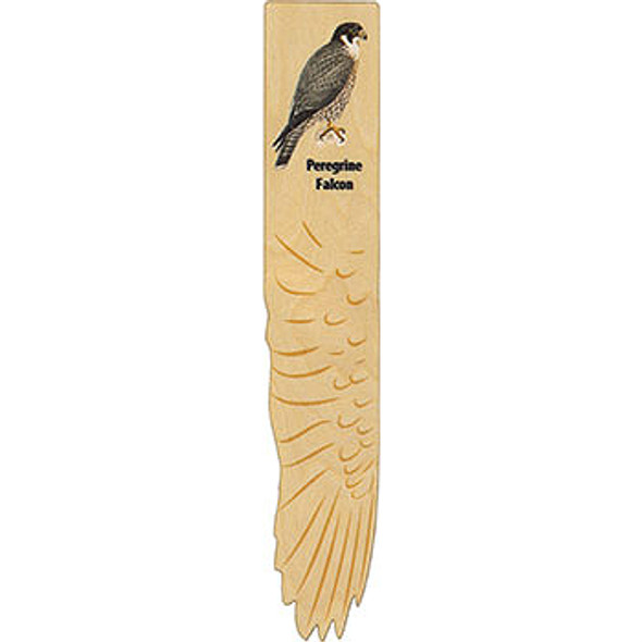 Peregrine Falcon Wooden Wing Bookmark