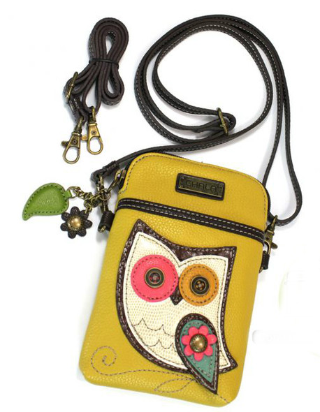 Cell phone purse / bag with owl design.