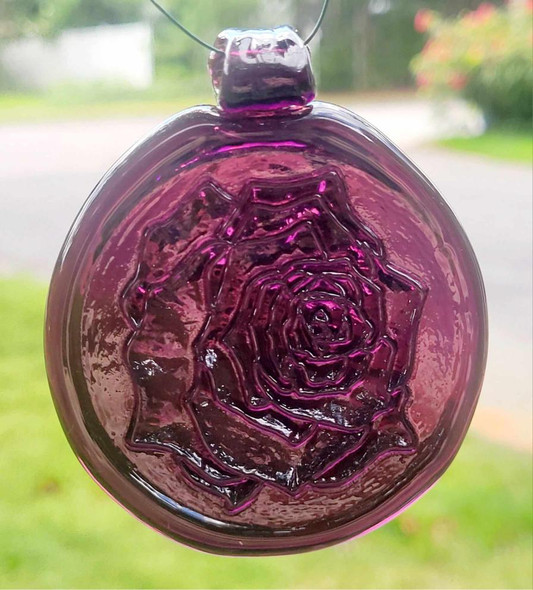 Old Hancock Rose Suncatcher