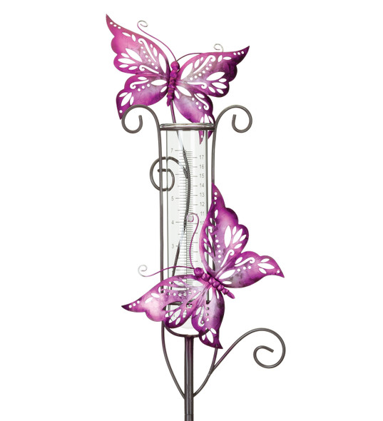 Capri Rain Gauge Stake - Butterfly