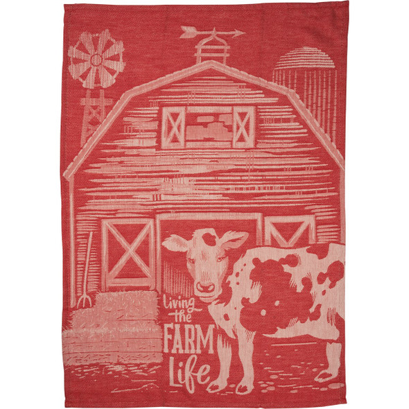 Dish Towel - Living The Farm Life