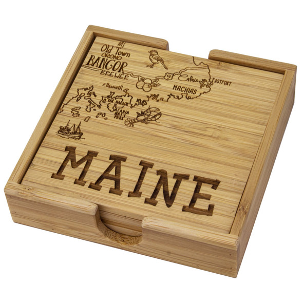 Coaster Puzzle Set/4 Maine