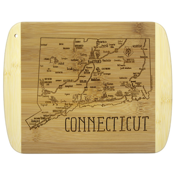 Slice of Life Connecticut Cutting Board