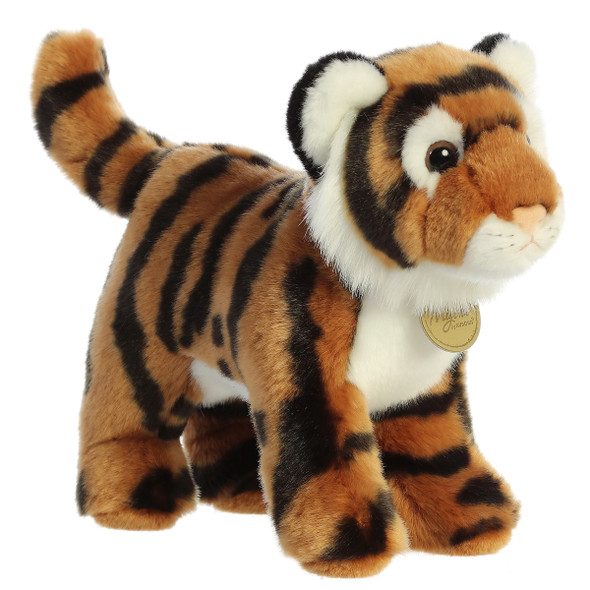 tiger plush toy left side view tiger plush toy left side view