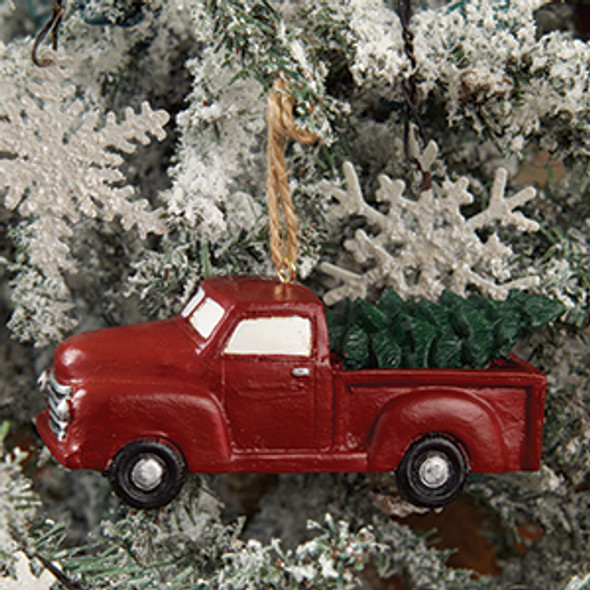 Red Truck Tree Ornament