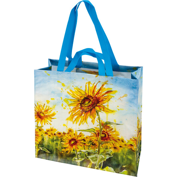 Sunflower Fields Tote Bag