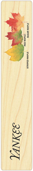 Autumn Leaves Yankee Wooden Bookmark