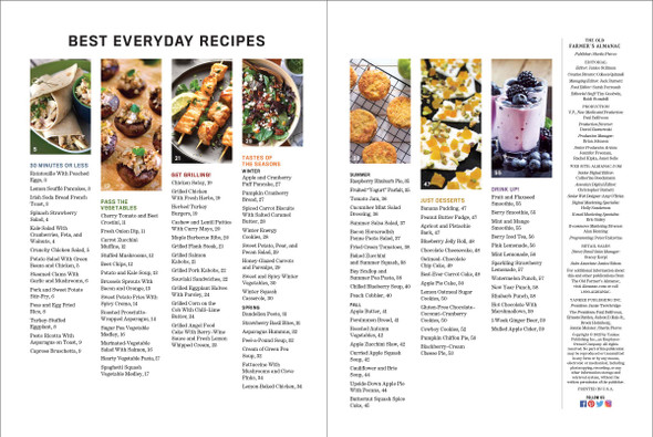 Best Everyday Recipes  - Table of Contents