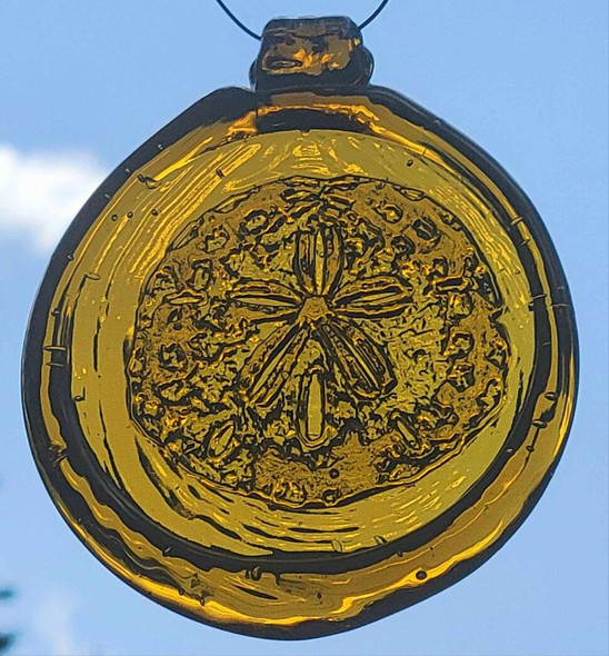 Old Hancock Sand Dollar Suncatcher