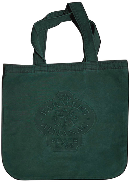 Almanac Logo Large Canvas Tote - Front