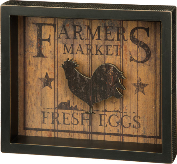 Box Sign - Fresh Eggs