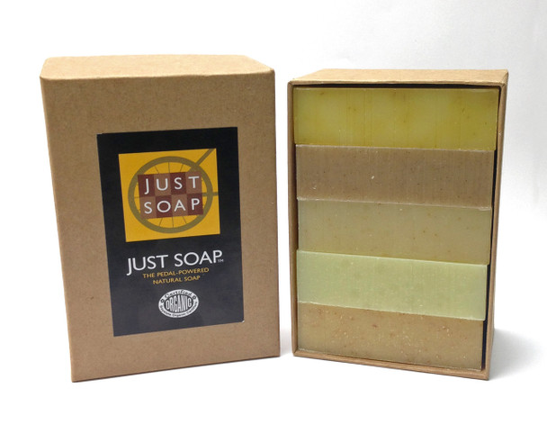Just Soap The Pedal-Powered Organic Soap - 5 Bar Set