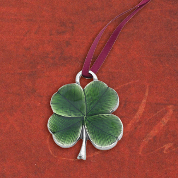 Clover Pewter Ornament