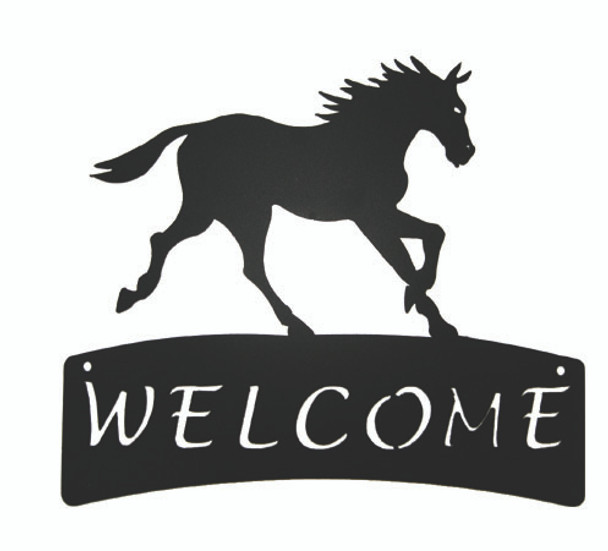 Horse Welcome Plaque