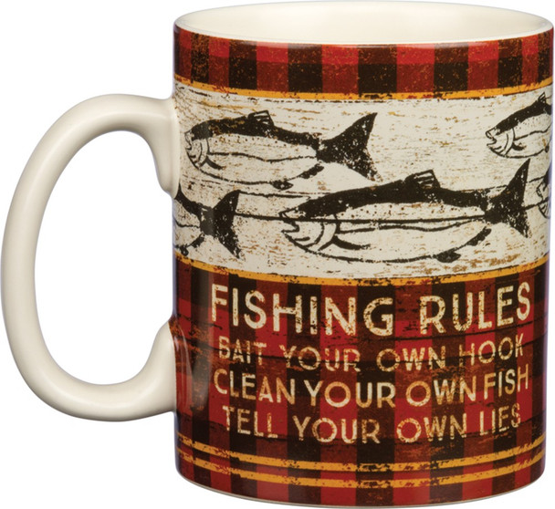 Jumbo Mug - Fishing Rules