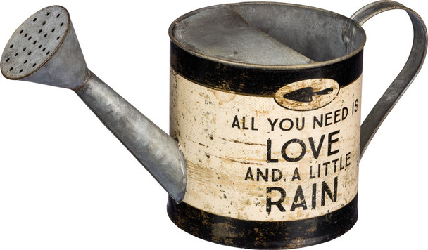 Love and Rain Decorative Watering Can